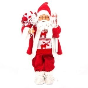 Décoration Père Noel Rouge et Blanc Bako 45cm