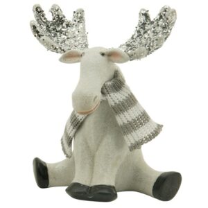 Figurine Renne & Echarpe Geoffroy