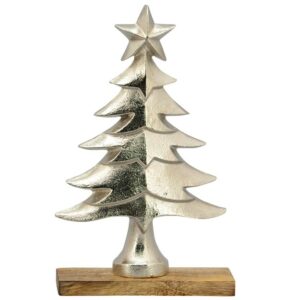 Sapin Noël Alu et Bois GM Corantin H30