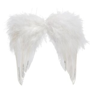 Suspension Noël Plume Ailes Ange Trevisa