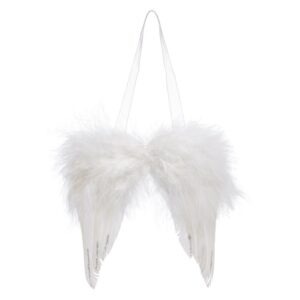 Suspension Noël Plume Ailes Ange Trevisa