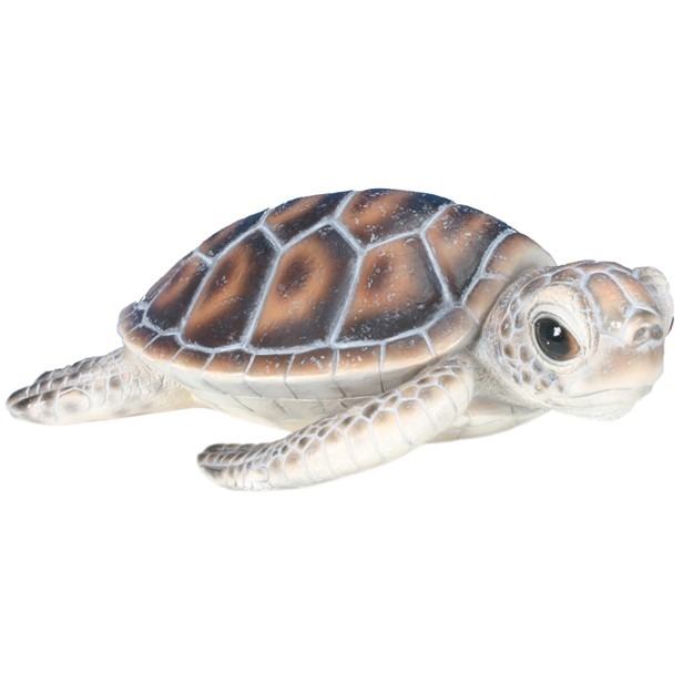 Figurine de jardin de tortues, tortue de pierre japonaise, 7 pouces,  détails réalistes, décoration d'étang en résine, carapace dure de reptile  de tortue de bord de mer, jardin -  France