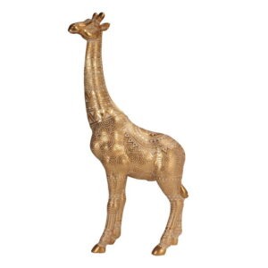 Statue Girafe doré Melissa 37cm
