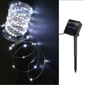 Guirlande Solaire nano LED Delph Blanc Froid 10m