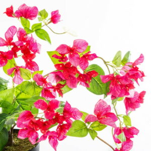 Plante artificielle fleurie – Bougainvillier Retombant Fuchsia