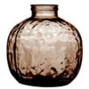 Vase boule en verre recyclé Symi Marron H35cm