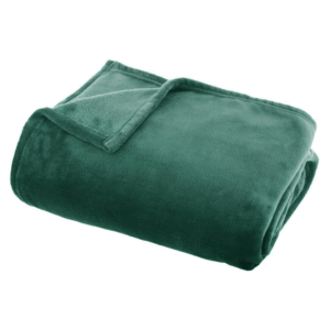 Plaid Flanel Vert Carotia 125x150cm
