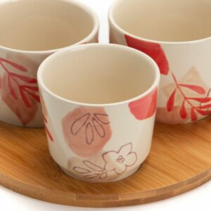 Ensemble Apéritif Plat avec 3 bols Ester