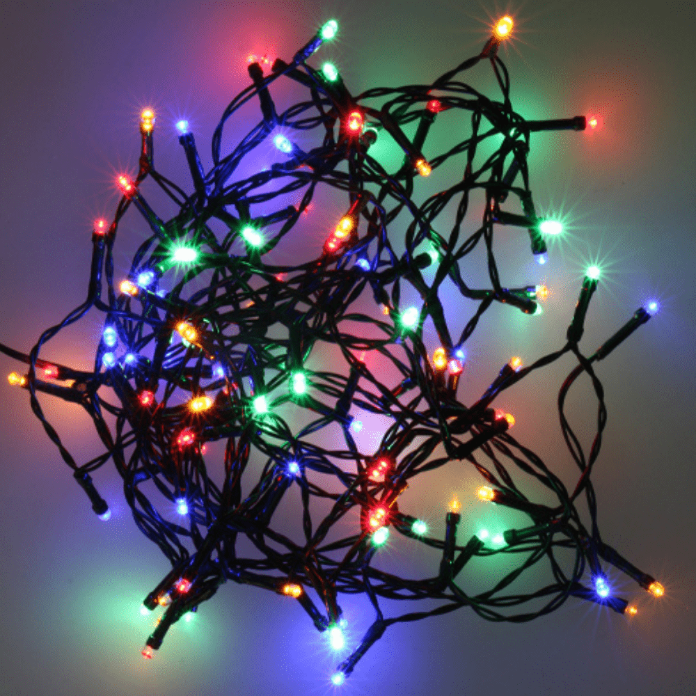 Guirlande Solaire LED Carole Multicolore 19m
