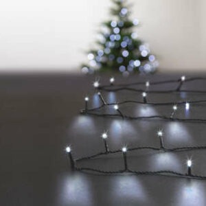 Guirlande Solaire LED Malone Blanc Froid Ext 10m