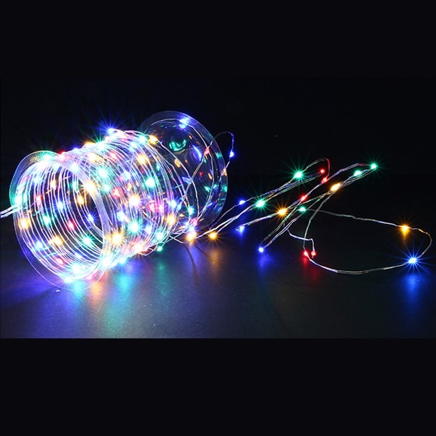Guirlande Solaire nano LED Delph Multicolore 10m