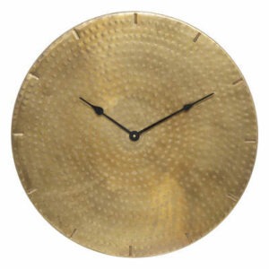 Horloge New Orleans métal doré D49