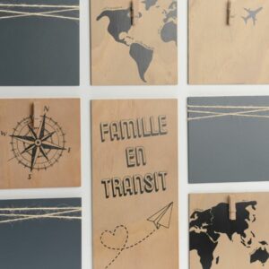 Pêle-mêle x7 Voyage – Famille en Transit 44×44