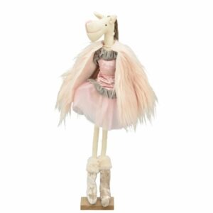 Sujet Noël – Renne Rock and Roll Rose H60