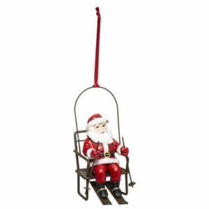 Suspension sapin de Noël Evano Père Noël télésiège