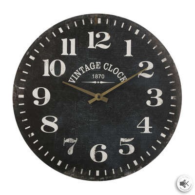 Horloge Minarota Noir D38cm