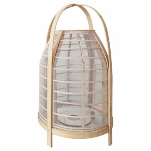 Lanterne Bois sur pieds Meritxell H30cm
