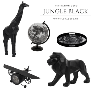 Inspiration Déco - Jungle Black - Flora Déco