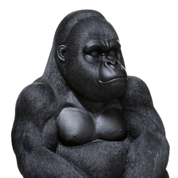 Statue Gorille assis résine Benito H46