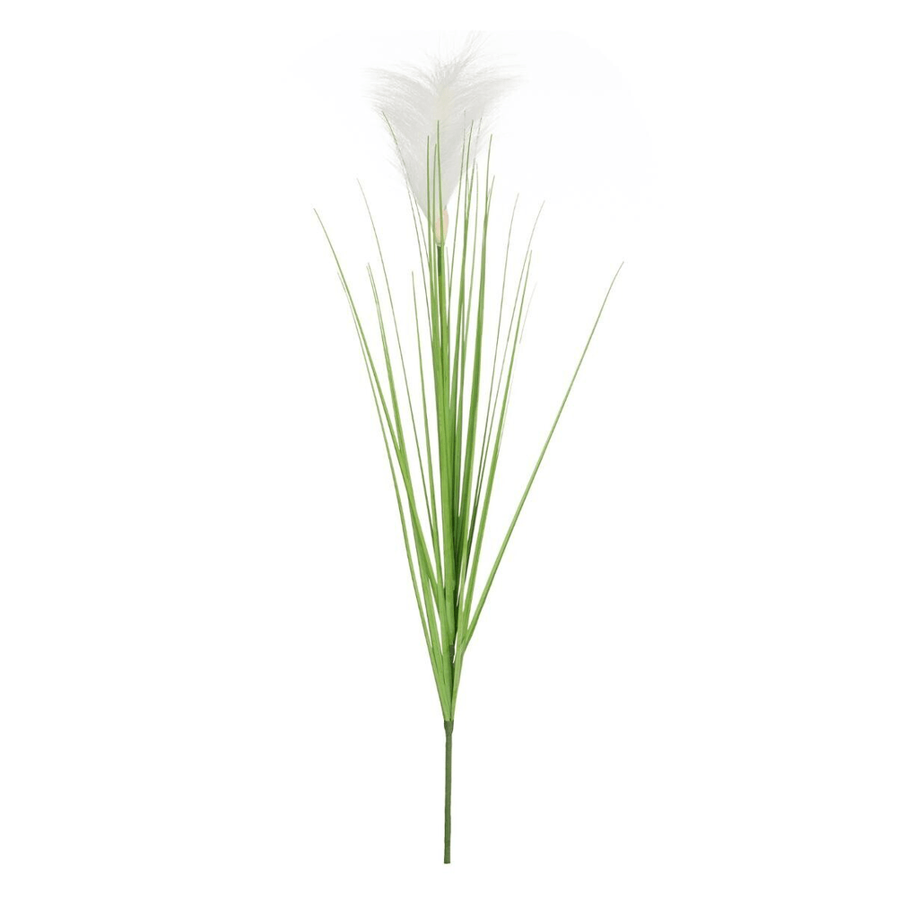 Tige Fleur Artificielle Plumeau Blanc H100