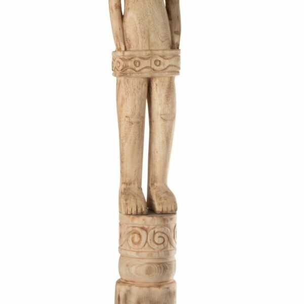 Statue bois personnage Africain Bukavu H114cm