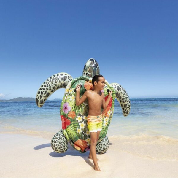 Bouée forme Tortue Multicolore Mambo 190x170cm