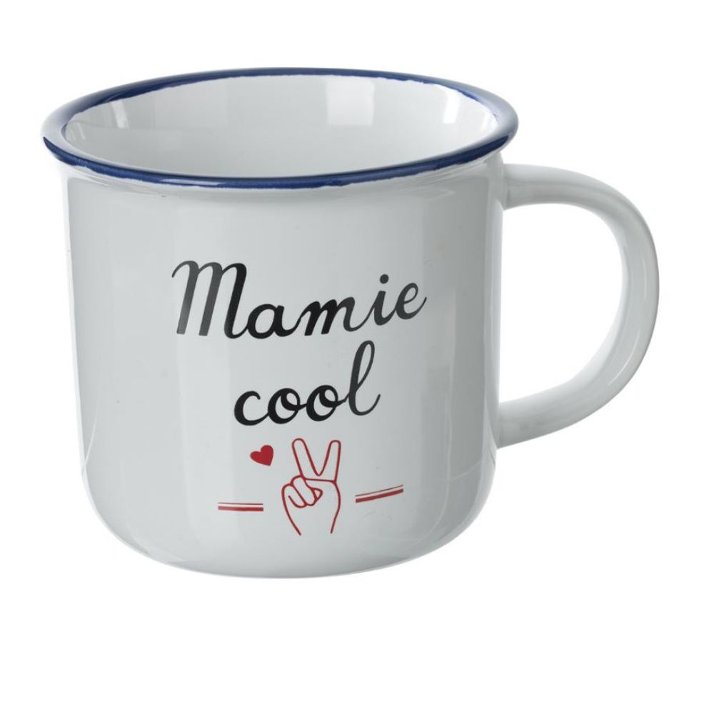 Mug faïence Mamie Cool GM 40CL