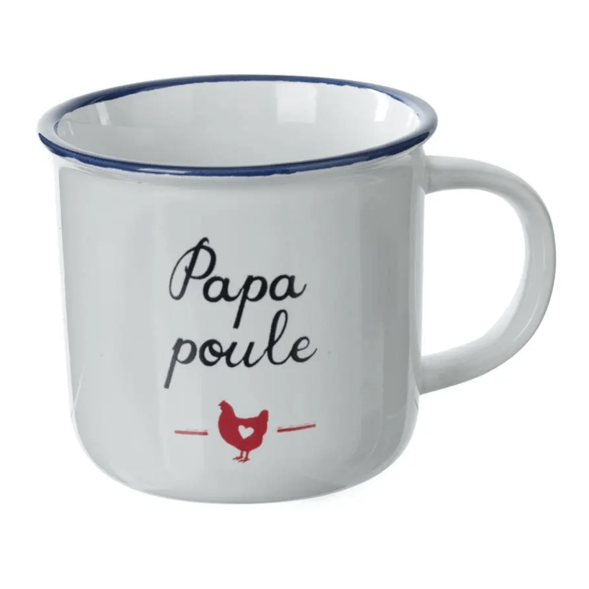 Mug faïence Papa Poule GM 40 CL
