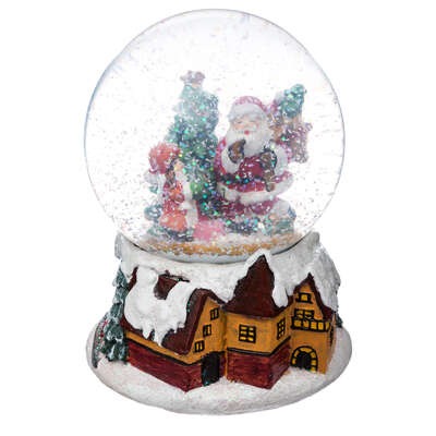 Boule de Neige Noël musicale Sauli 10cm