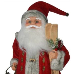 Décoration Père-Noël Rouge Holly 46cm