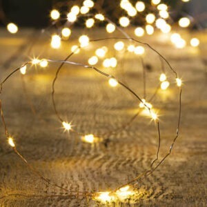 Guirlande Piles nano LED Soren Blanc Chaud 4m