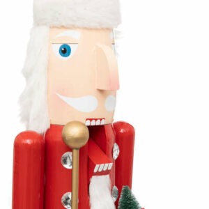 Père-Noël Casse-Noisette GM Bois Rouge Santeri H106