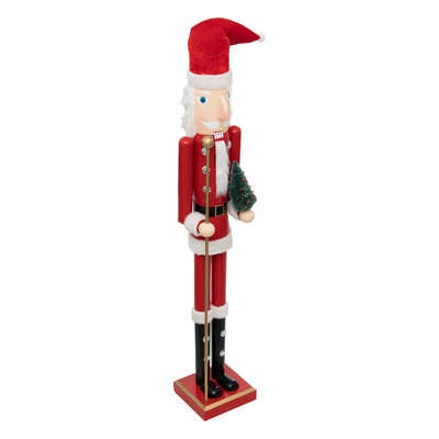 Père-Noël Casse-Noisette GM Bois Rouge Santeri H106