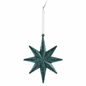 Suspension Noël Etoile Abelle Vert Pailletée