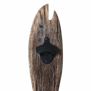 Décapsuleur Mural Bois Pistila Poisson H46