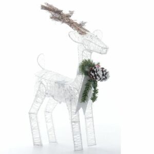 Déco Lumineuse Renne Javotte Blanc Chaud