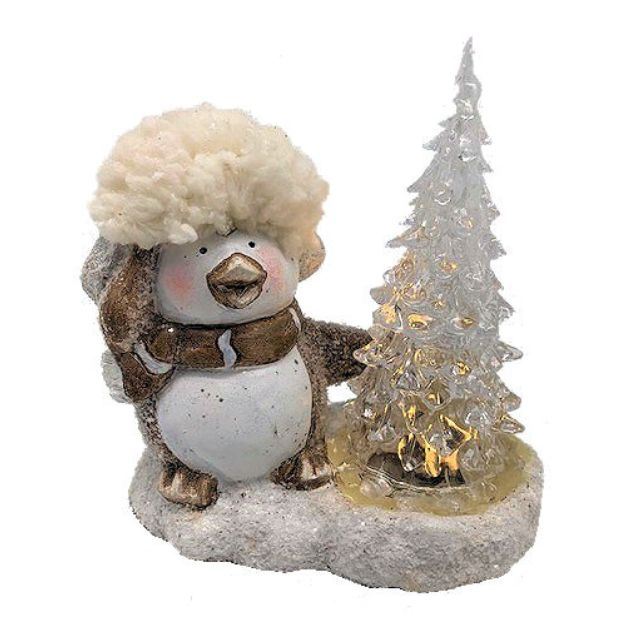 Figurine Oiseau Holmfrid sapin lumineux LED