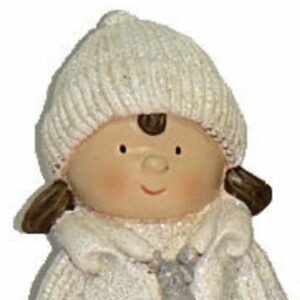 Statue Brembio Fille Hiver H25