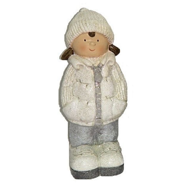 Statue Brembio Fille Hiver H25