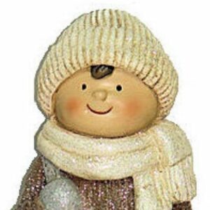 Statue Mairago Garçon Hiver H29