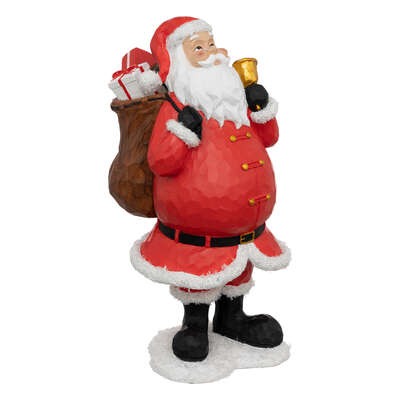 Statue résine Père-Noël Pirkko H33cm