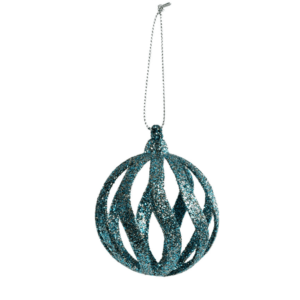 Suspension Noël Boule Antonie Vert Pailleté