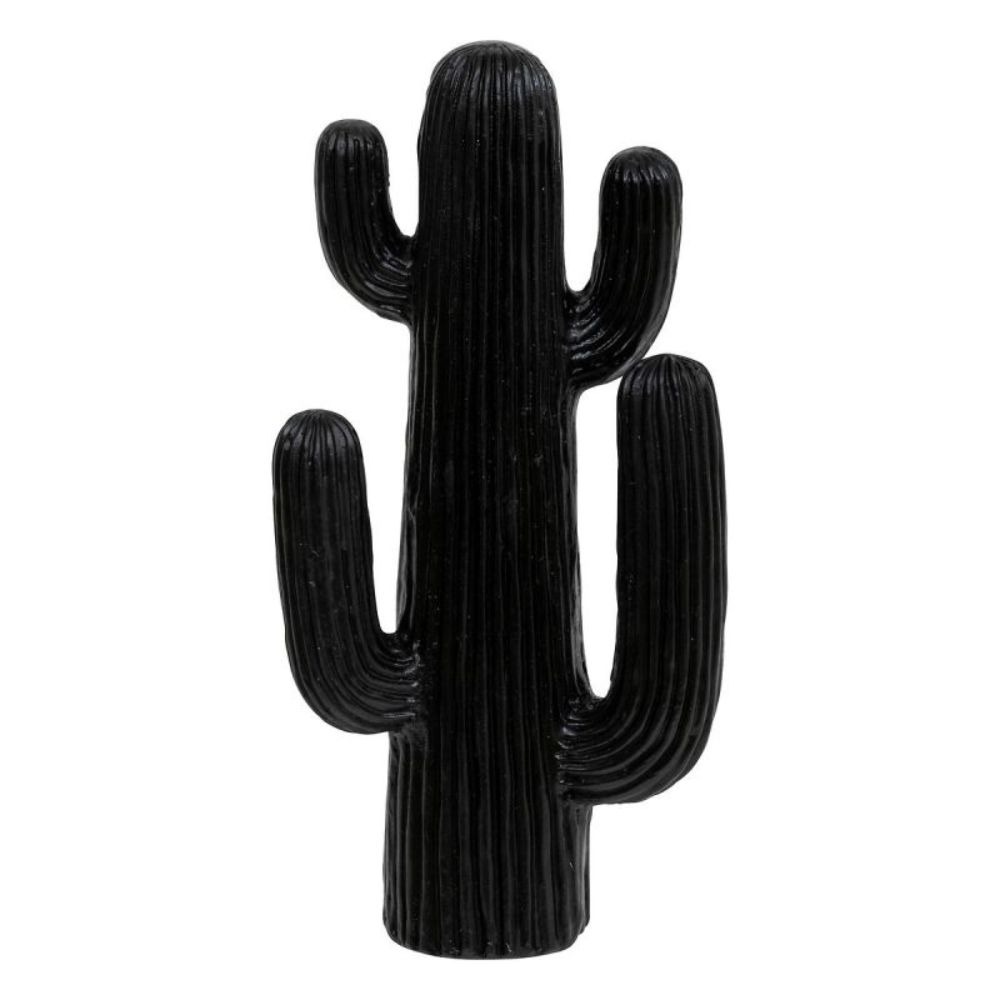 Statue Cactus outdoor Okamu Noir H38cm