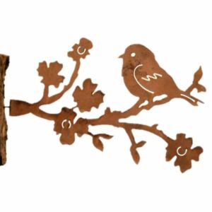 Décoration Oiseau métal vis d&rsquo;arbre Giloun