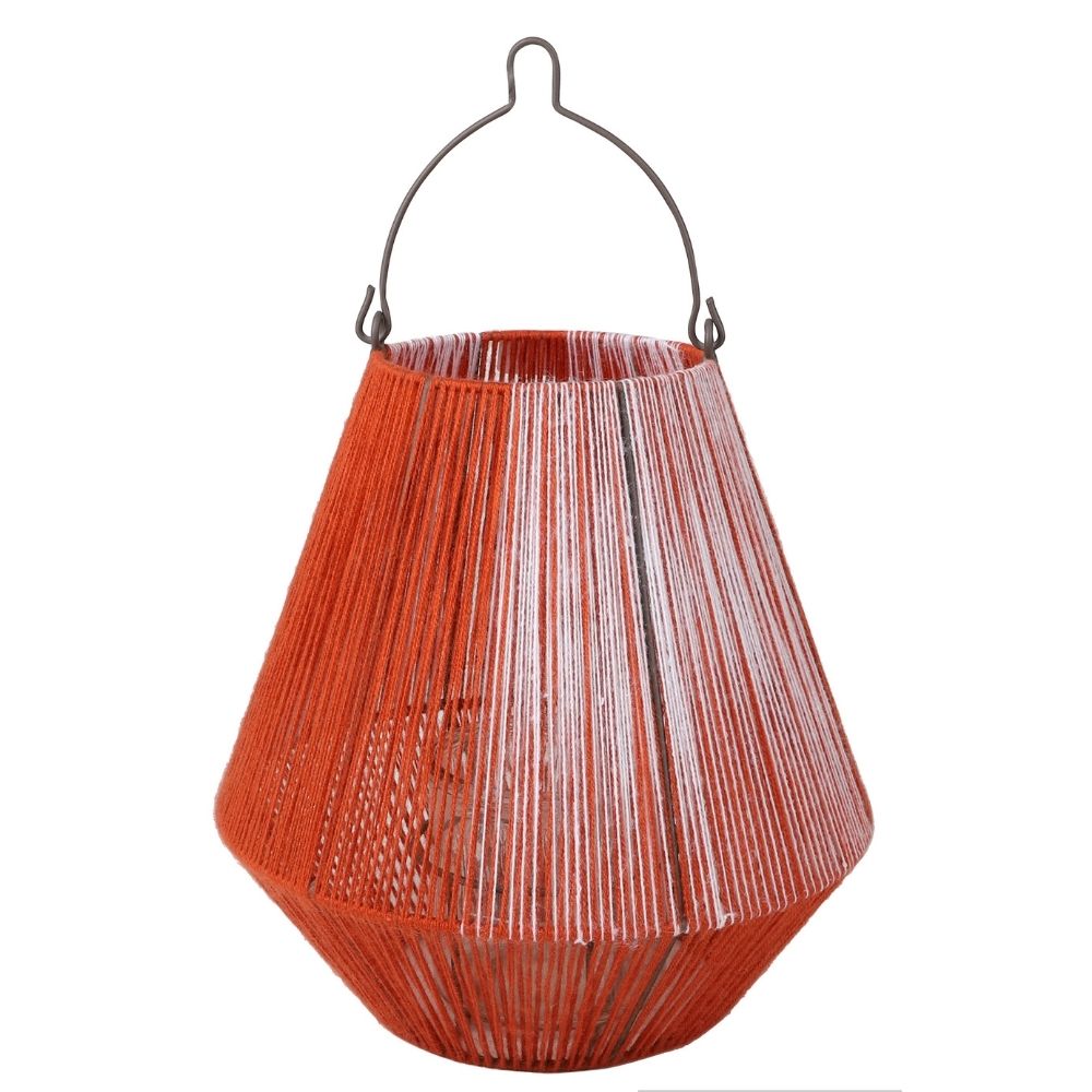 Lanterne laine Nairobi Orange H27cm
