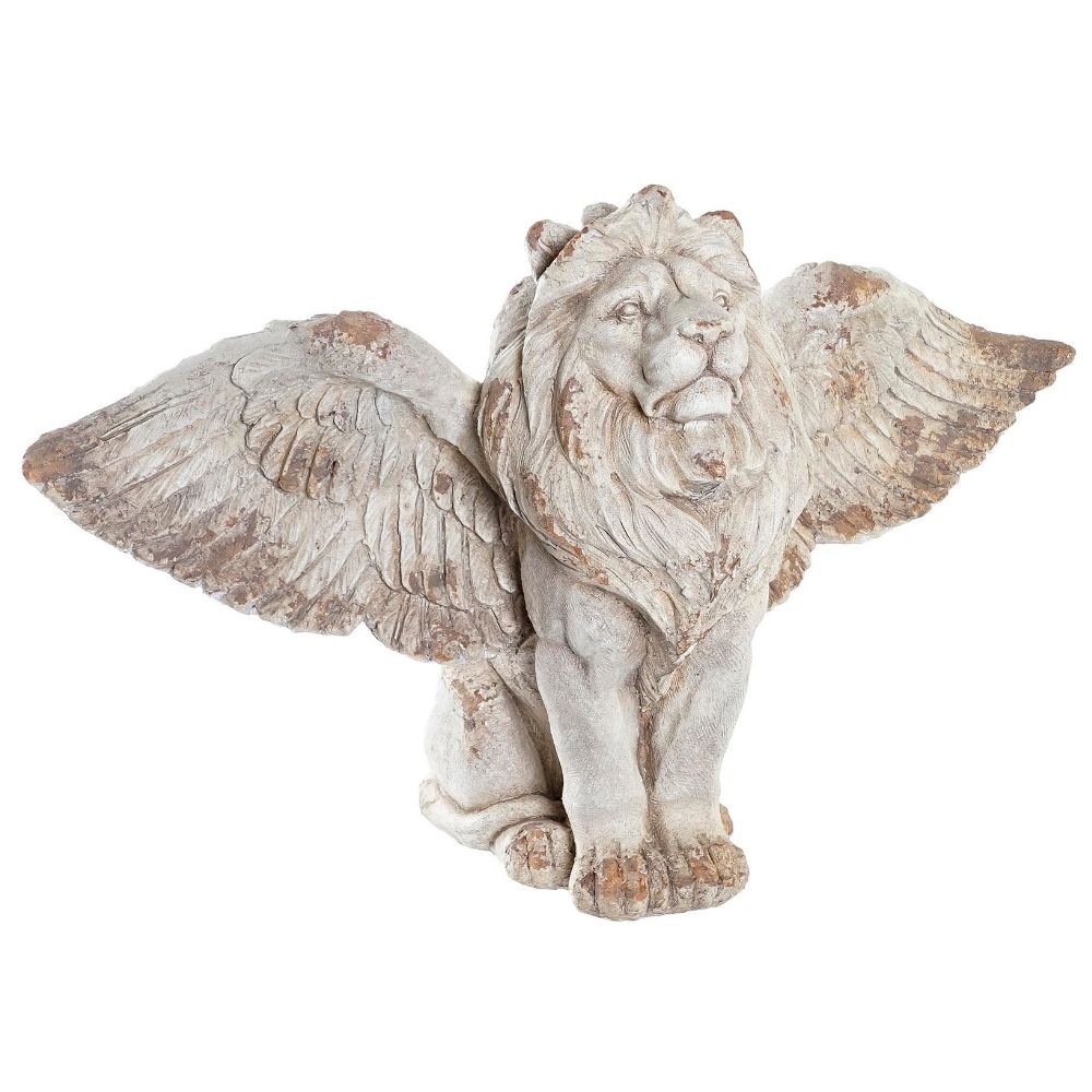 Statue XL Lion avec ailes San Marco L97cm