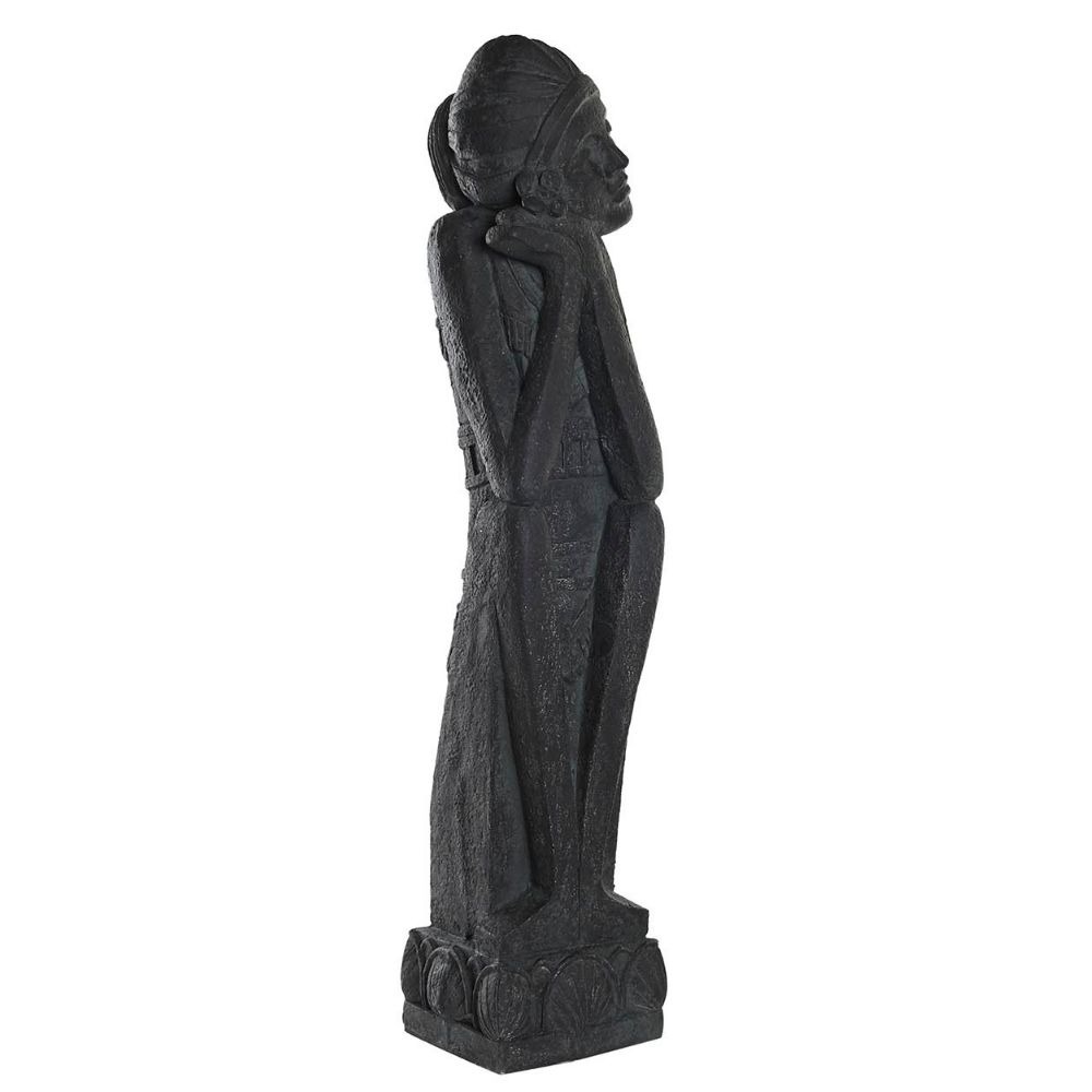 Statue ethnique Ahmeda Gris Foncé H98cm