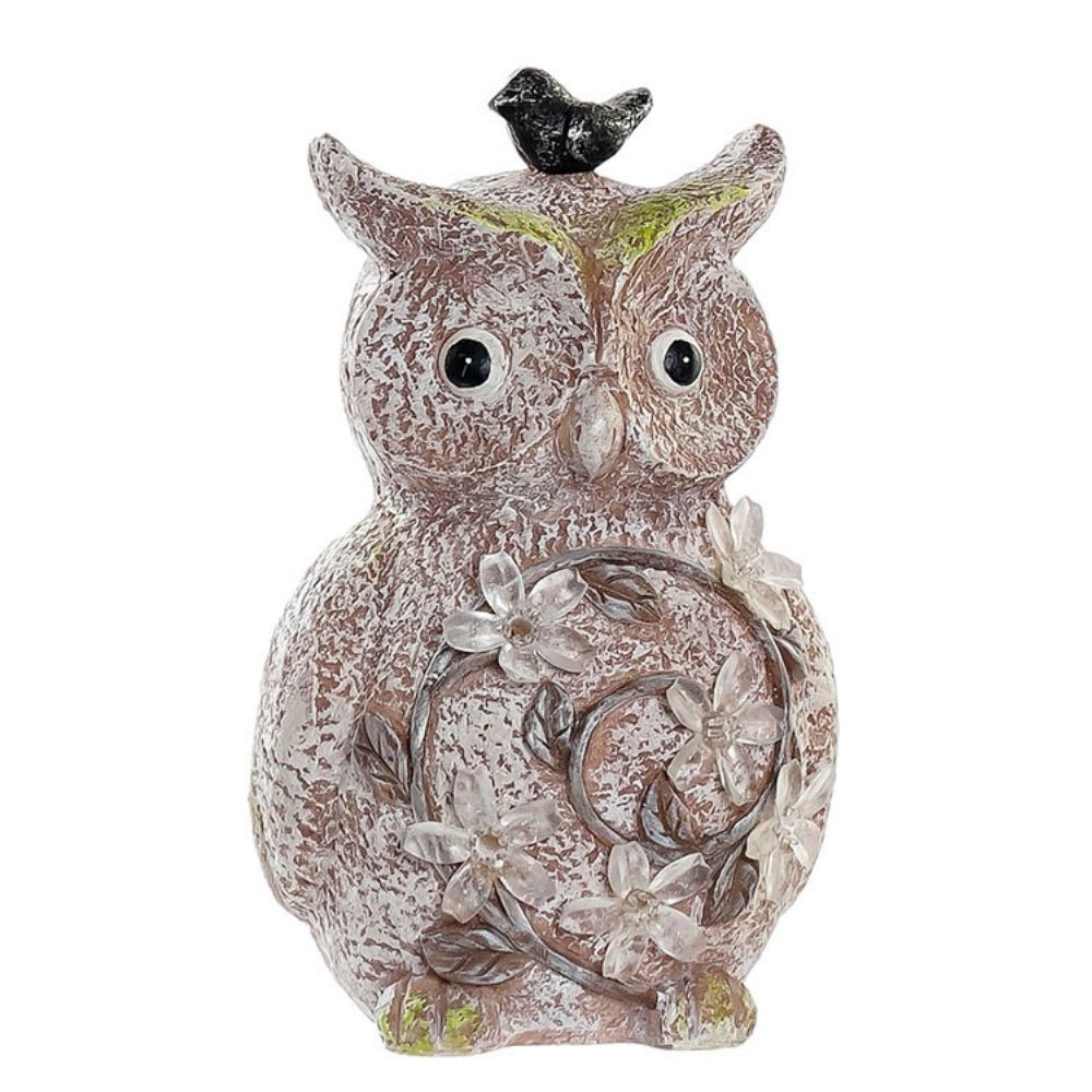 Statue résine Reynosa Hibou LED
