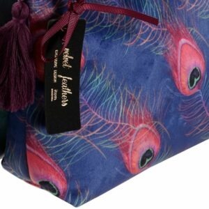 Trousse de Toilette Ligurie Lilas Plumes de Paon