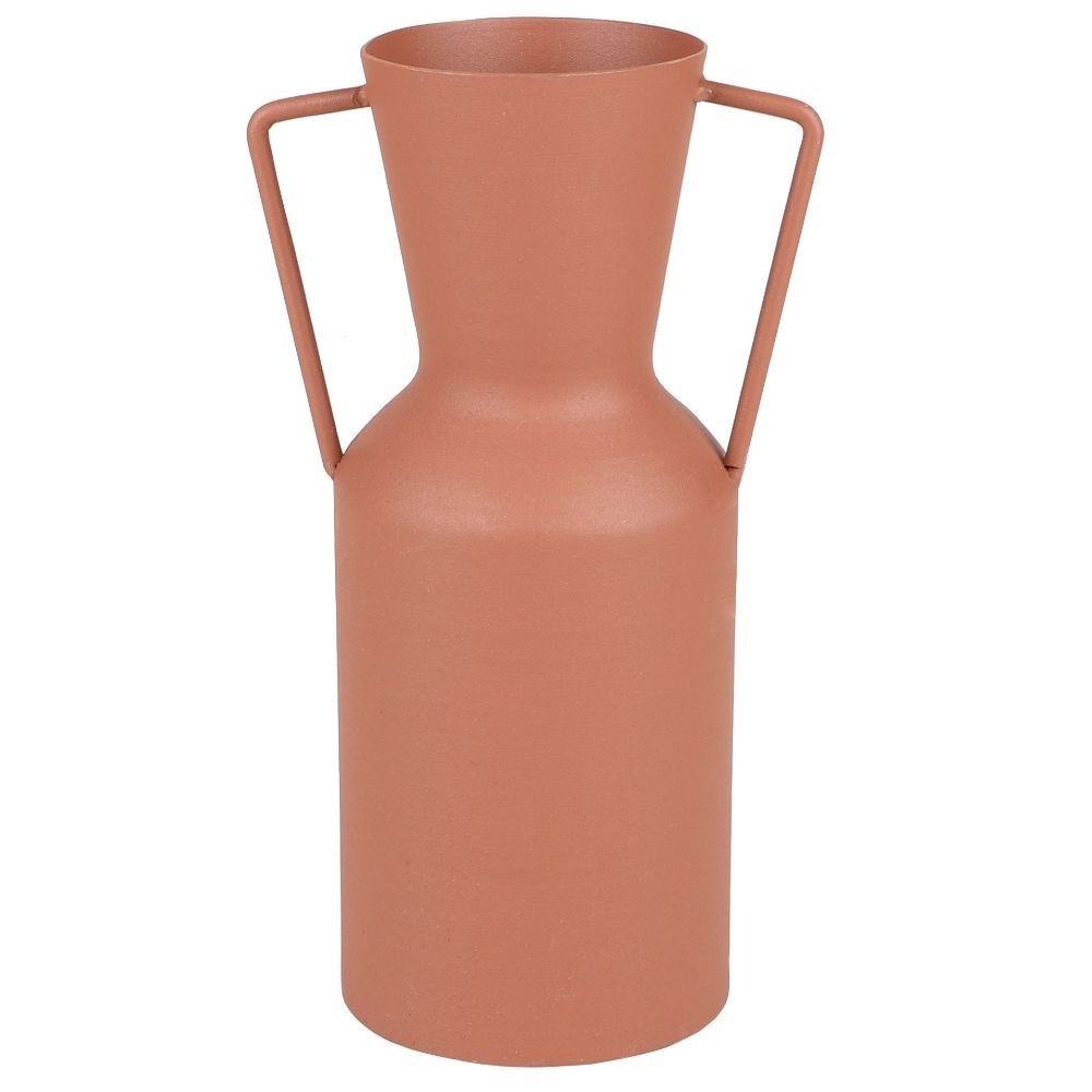 Vase amphore métal Doula Terracotta H22cm